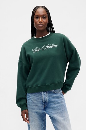 LOGO WEDGE PULLOVER