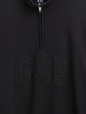 Heavyweight Oversized Logo Half-Zip Pullover