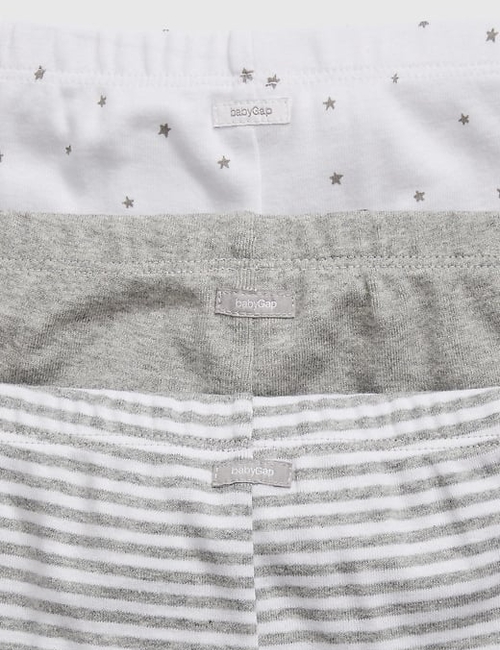 Baby First Favorites Organic Cotton Pull-On Pants (3-Pack)