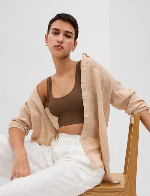 Linen Boyfriend Shirt