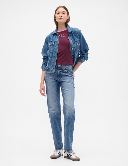 FRCH SS MOD RIB ABBRV TEE