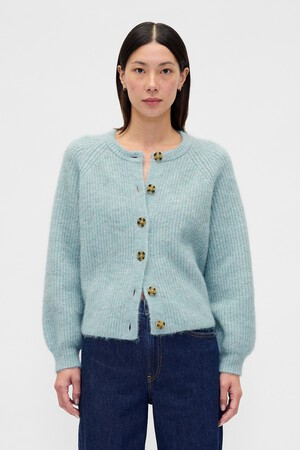 MOHAIR SHAKER CARDI