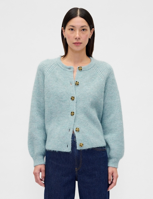 MOHAIR SHAKER CARDI