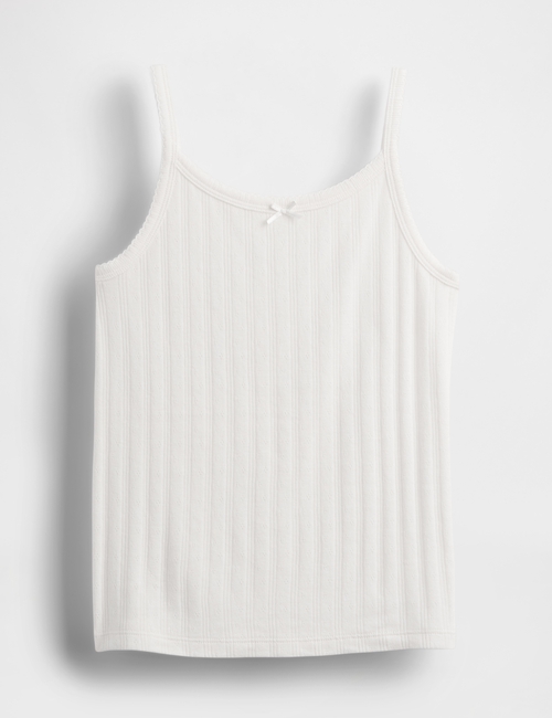 Kids Pointelle Rib Cami