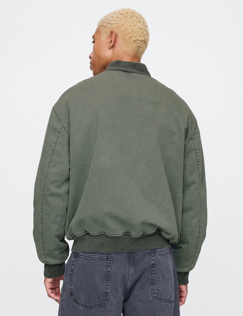 WASHED BOMBER JKT