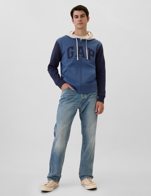 Gap Logo Colorblock Zip Hoodie
