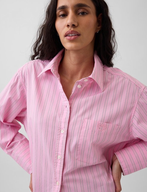 Organic Cotton Poplin Big Shirt