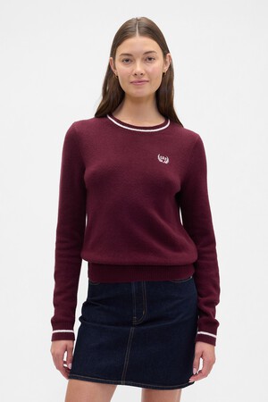 CashSoft Varsity Sweater
