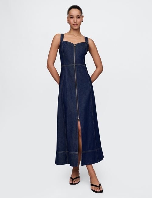UltraSoft Denim Maxi Dress