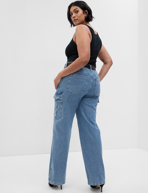 Mid Rise '90s Loose Cargo Jeans