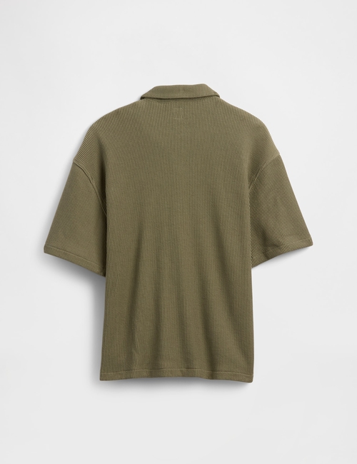 Kids Relaxed Jacquard Ribbed Vacay Shirt