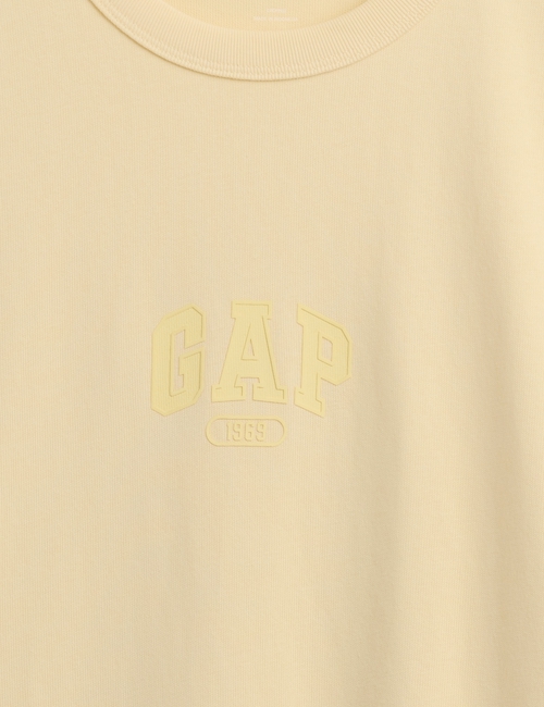 Heavyweight Relaxed 1969 Logo Crop T-shirt