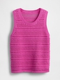 Kids Crochet Shell Tank Top