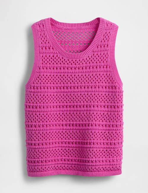 Kids Crochet Shell Tank Top