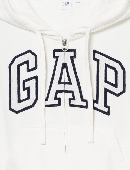 Oversized Gap Logo French Terry Zip Hoodie