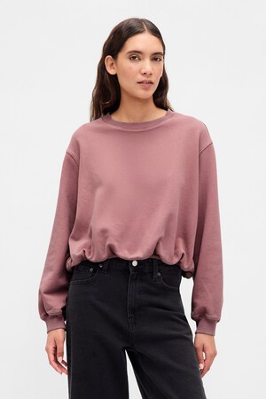 BUBBLE HEM PULLOVER