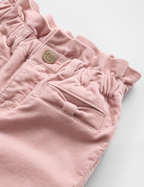 Baby & Toddler Velvet Bow Stride Jeans