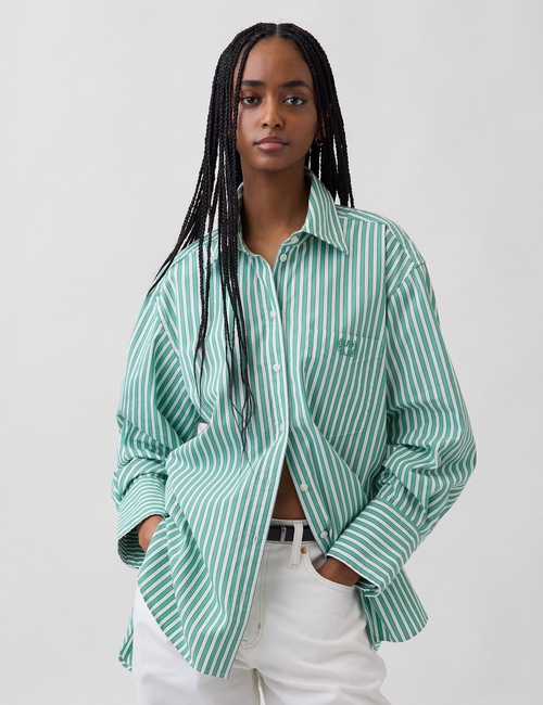 Organic Cotton Poplin Big Shirt