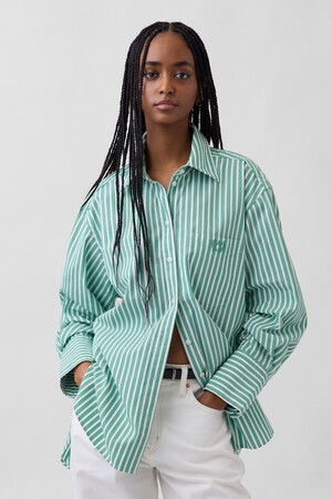 Organic Cotton Poplin Big Shirt
