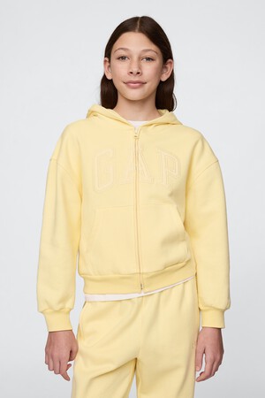 Kids VintageSoft Logo Zip Hoodie