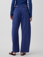 Poplin Easy Double-Knee Barrel Pants