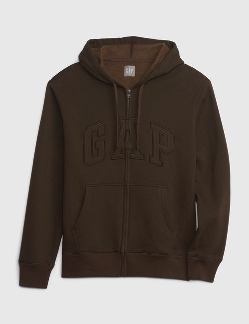 Mini Arch Logo Zip Hoodie
