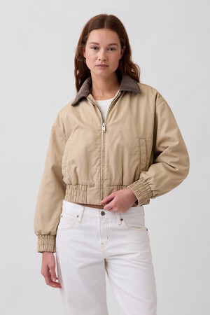 Oversized Bomber Jacket