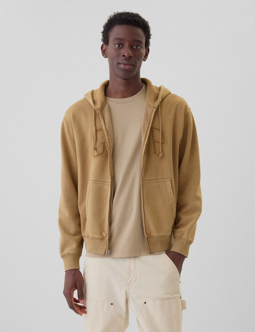 Logo Zip Hoodie