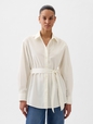 Organic Cotton Belted Big Shirt