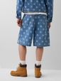 Gap × Awake NY ‘90s Loose Dotted Denim Shorts  