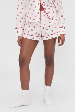 Gap × Summer Fridays Poplin Kiss PJ Boxer Shorts