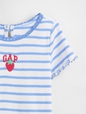 Baby & Toddler Embroidered Logo Rib T-Shirt