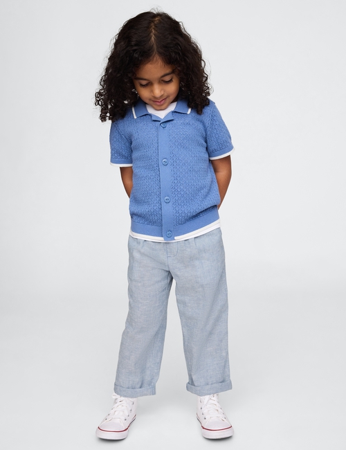 Baby & Toddler Linen-Cotton Pull-On Pants