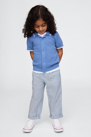 Baby & Toddler Linen-Cotton Pull-On Pants