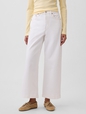 High Rise Stride Wide-Leg Ankle Jeans