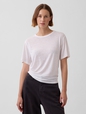 SS LINEN OVERSIZED TEE