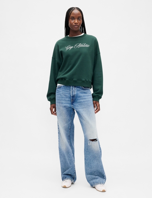 VintageSoft Logo Wedge Sweatshirt