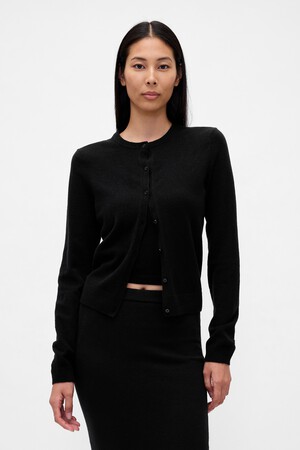 CashSoft Crop Cardigan