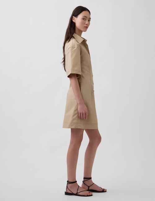 SS FITTED MINI SHIRTDRESS