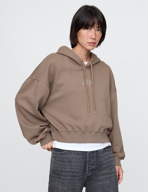Vintage Soft Cropped Hoodie