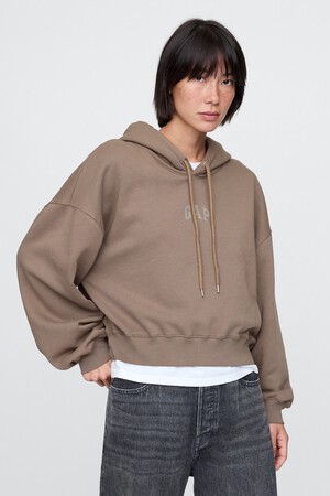 Vintage Soft Cropped Hoodie