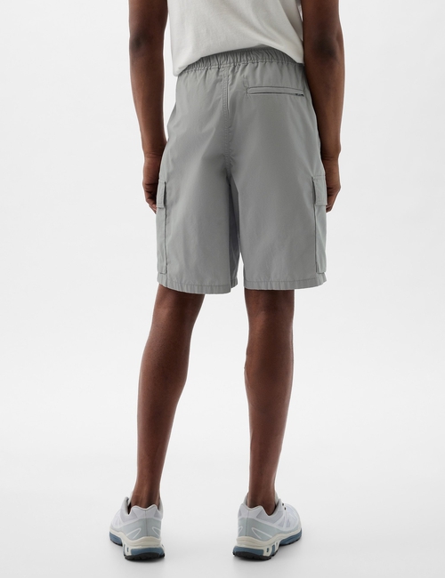 8" Poplin Cargo Shorts