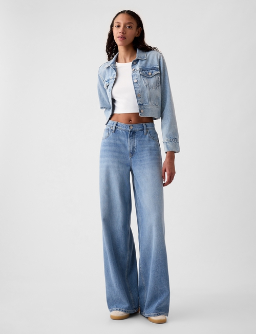 Mid Rise UltraSoft Baggy Jeans