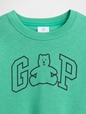 babyGap Logo Relaxed Crewneck Sweatshirt
