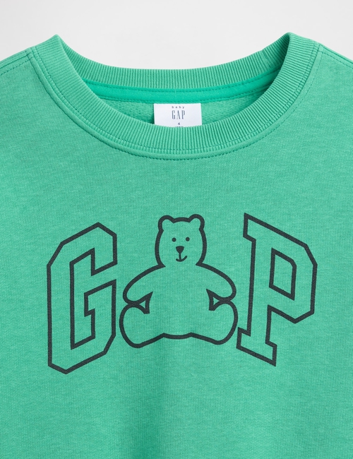 babyGap Logo Relaxed Crewneck Sweatshirt