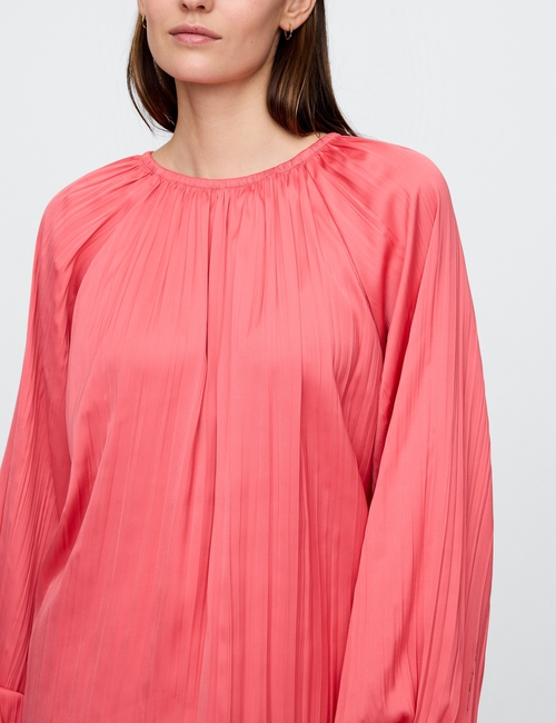 Crinkle Satin Top