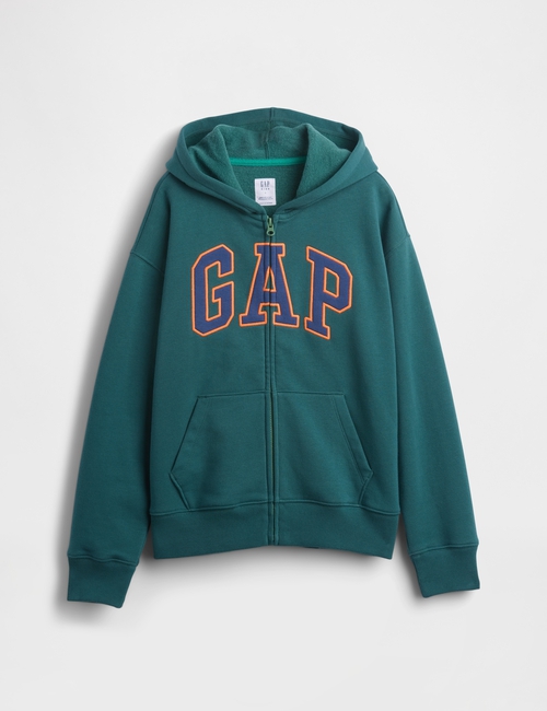 Kids Relaxed Gap Logo French Terry Zip Hoodie
