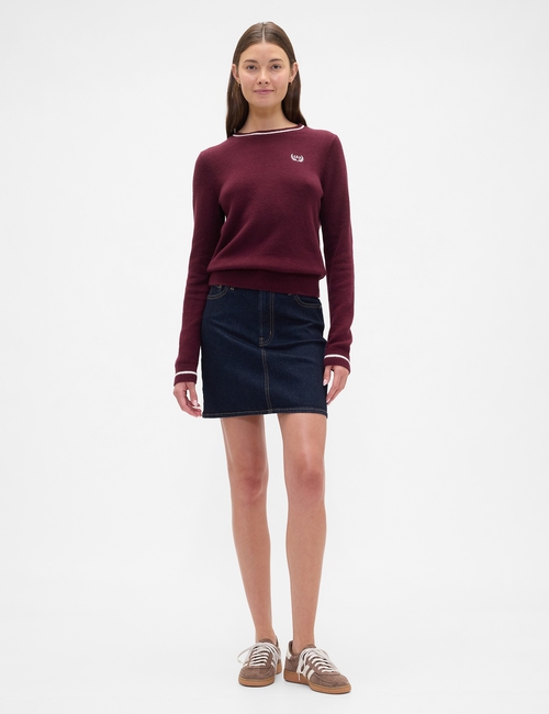 CashSoft Varsity Sweater