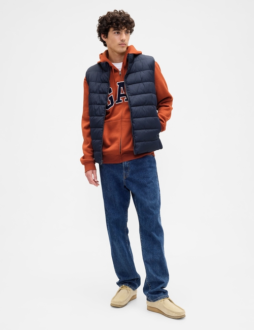 Relaxed Gap Logo Zip Hoodie