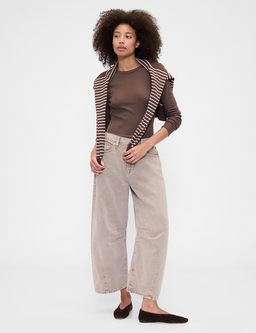 Essential Ribbed Crewneck T-Shirt